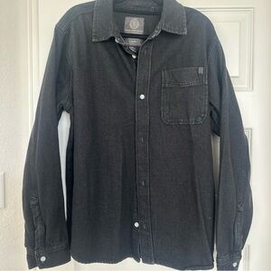 Buffalo David Bitton Charcoal Denim Shirt